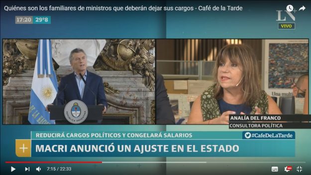 LNM captura de video del programa